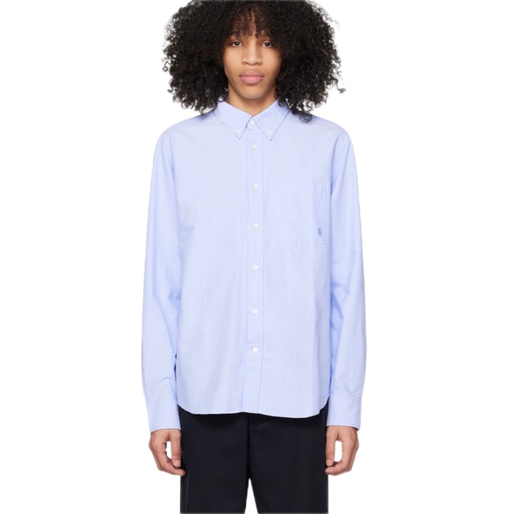 Norse Projects monogram Oxford shirt (unisex)